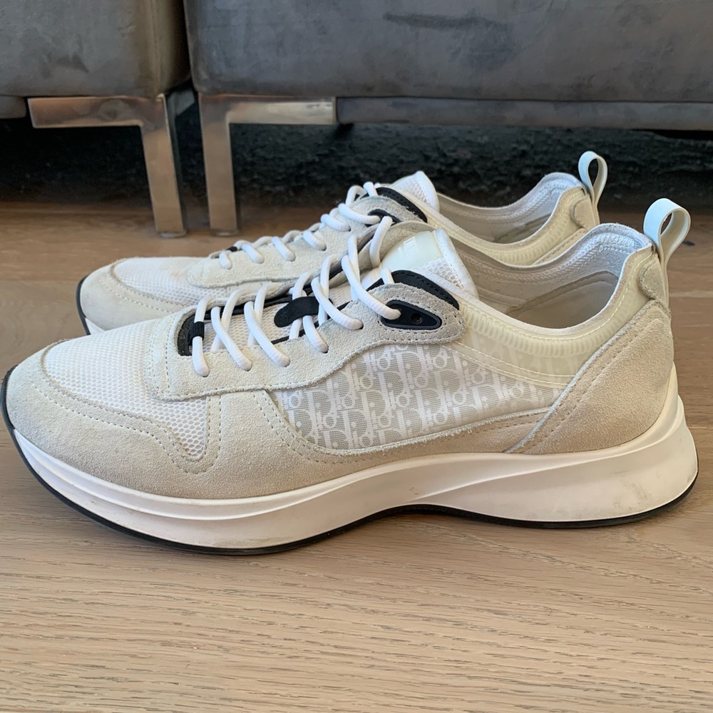 Dior b25 men sneaker white grey suede sz 46 US 13 - Picture 4 of 9